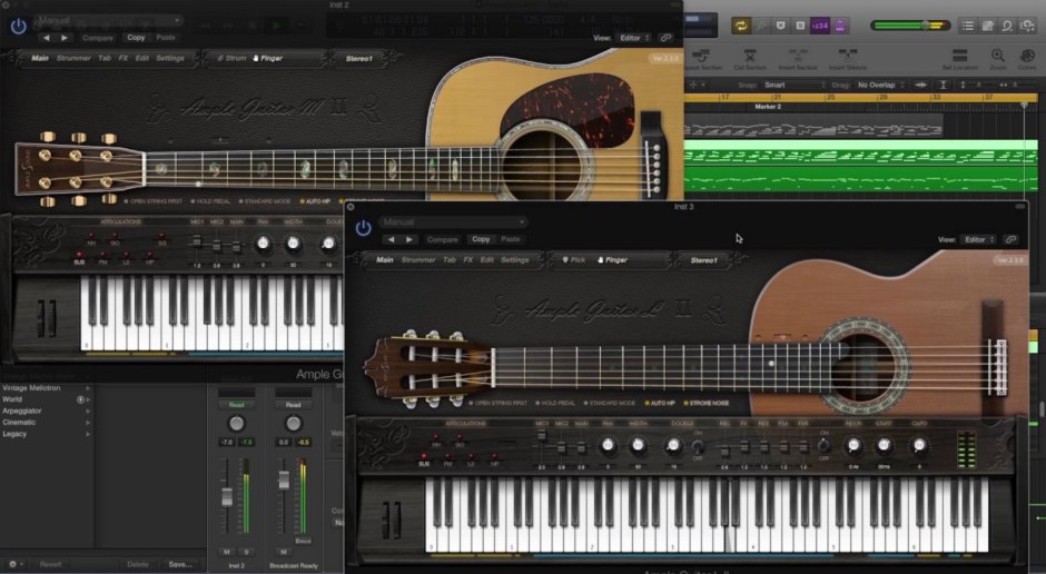 Spanish Guitar MIDI system