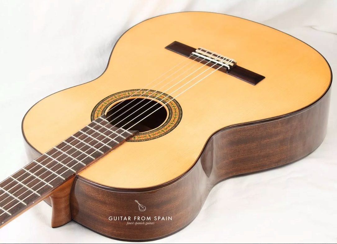 Alhambra 3CA solid-top Spanish classical guitar, full front