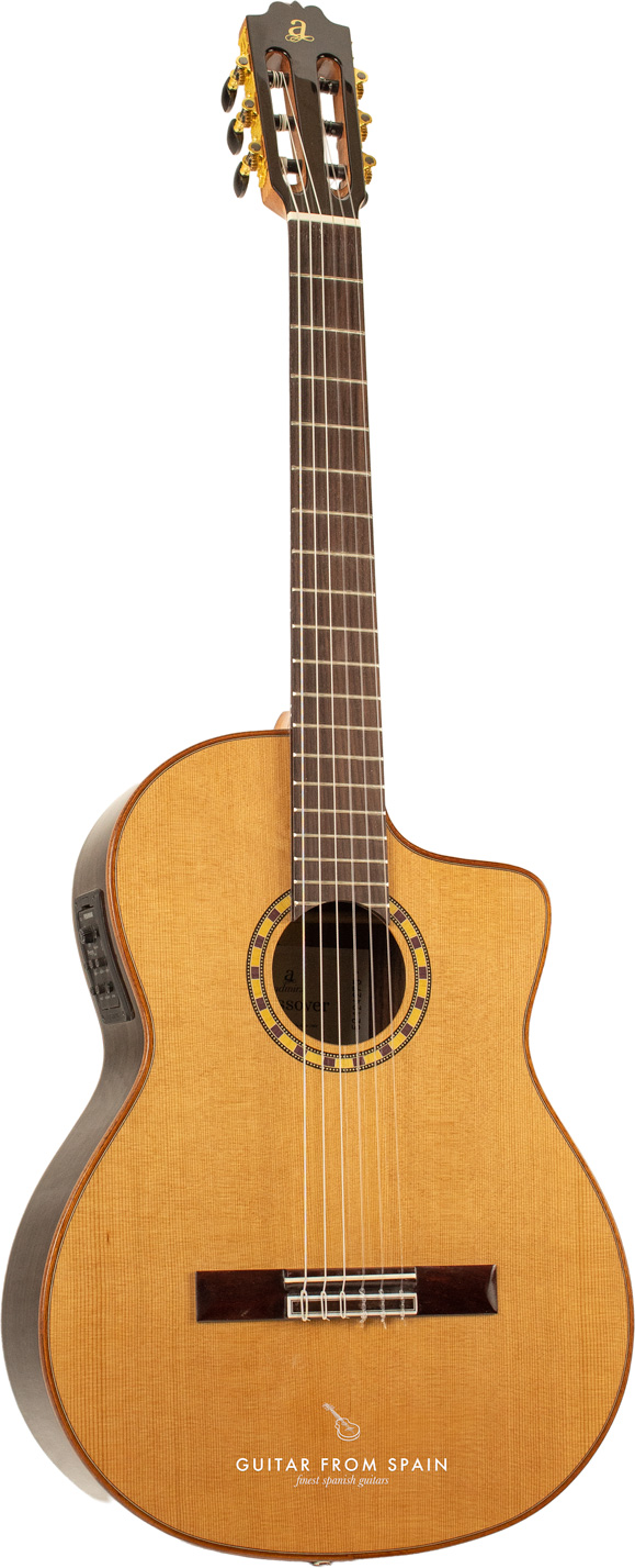 Admira Crossover electro-classical guitar, full front view