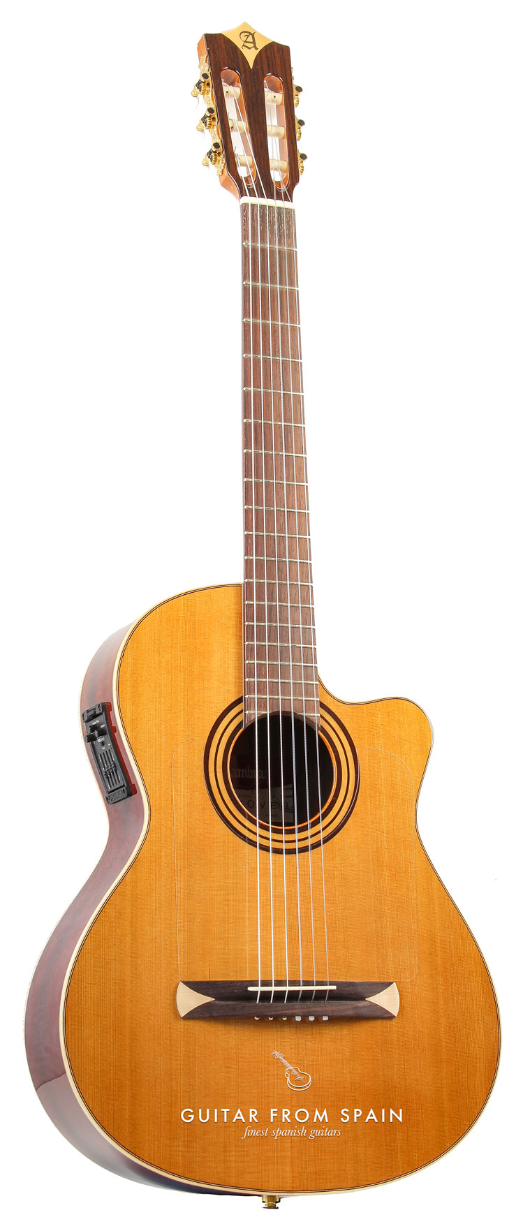 Alhambra CS-1 CW E1 crossover guitar, front view