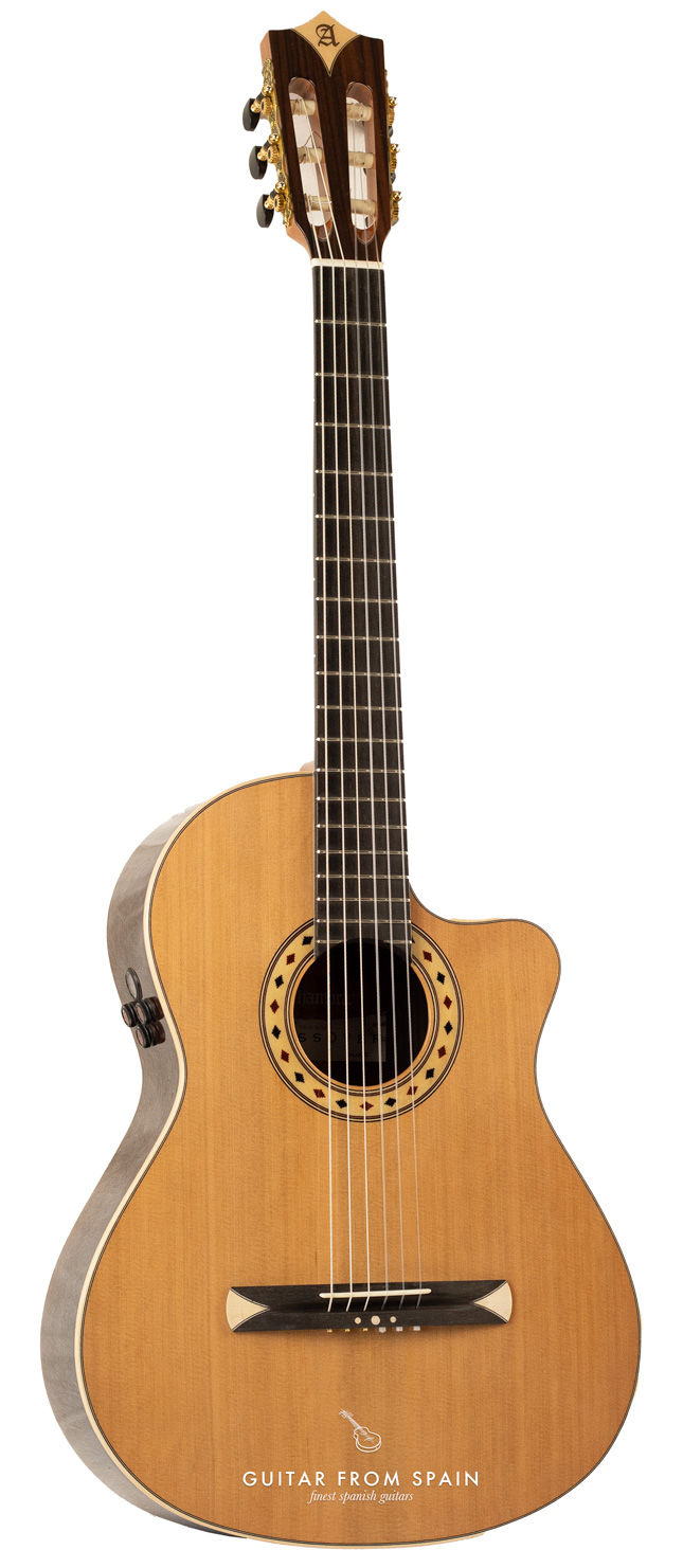 Alhambra CS-3 CW E8 crossover guitar, front view