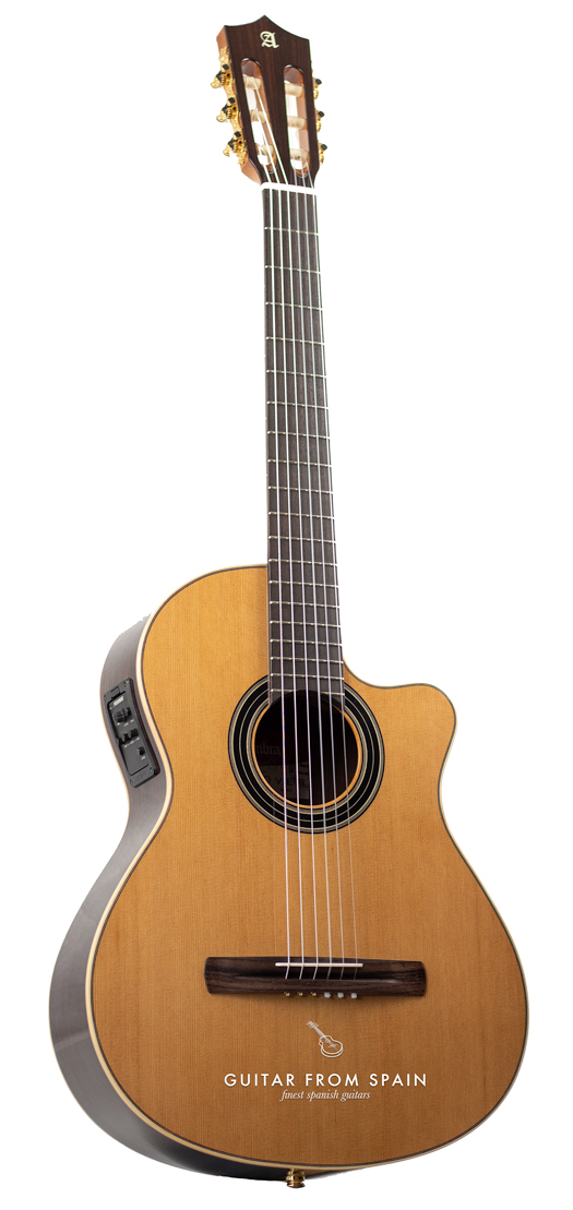 Alhambra CS-LR CW E1 crossover guitar, front view